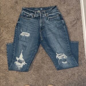 Old Navy high rise curvy straight jeans